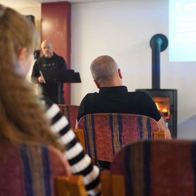 Predigt beim Gottesdienst im Gemeindesaal